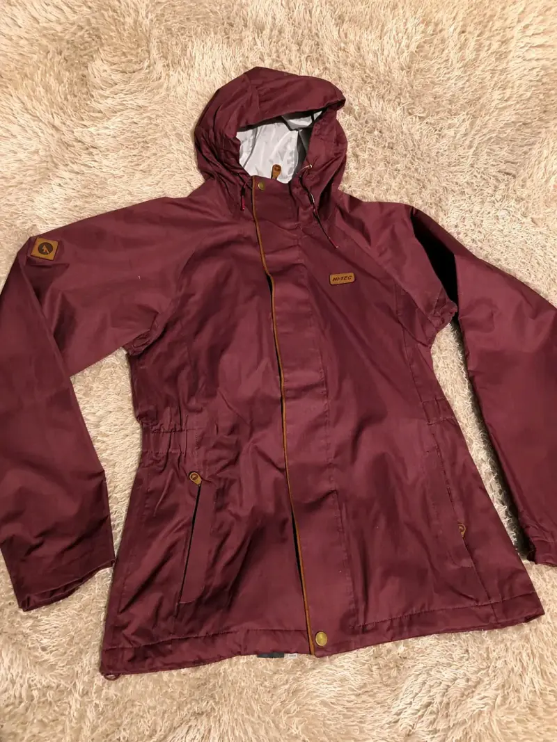 Chaqueta impermeable Hi-Tec mujer burdeos - 1
