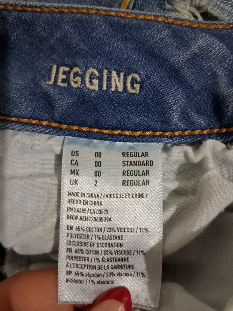 Jeans rasgados American Eagle para mujer - 4
