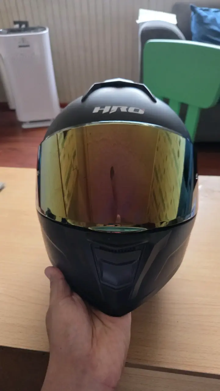 Casco de moto HRO con visor polarizado - 1