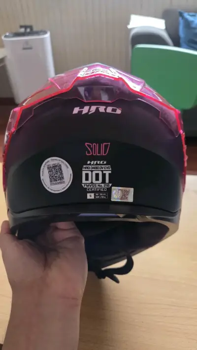 Casco de moto HRO con visor polarizado - miniatura 2