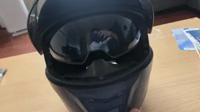 Casco de moto HRO con visor polarizado - miniatura 3