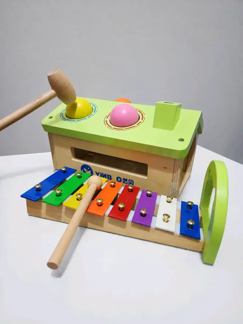 Juguete de madera con xilófono para niños - 2