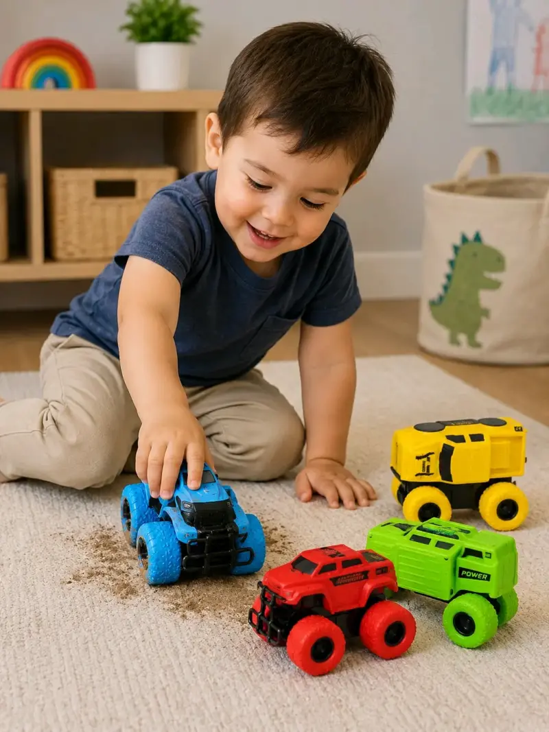 Set de autitos a fricción para Niños - 2