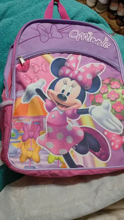 Mochila infantil Minnie Mouse rosa - miniatura 1