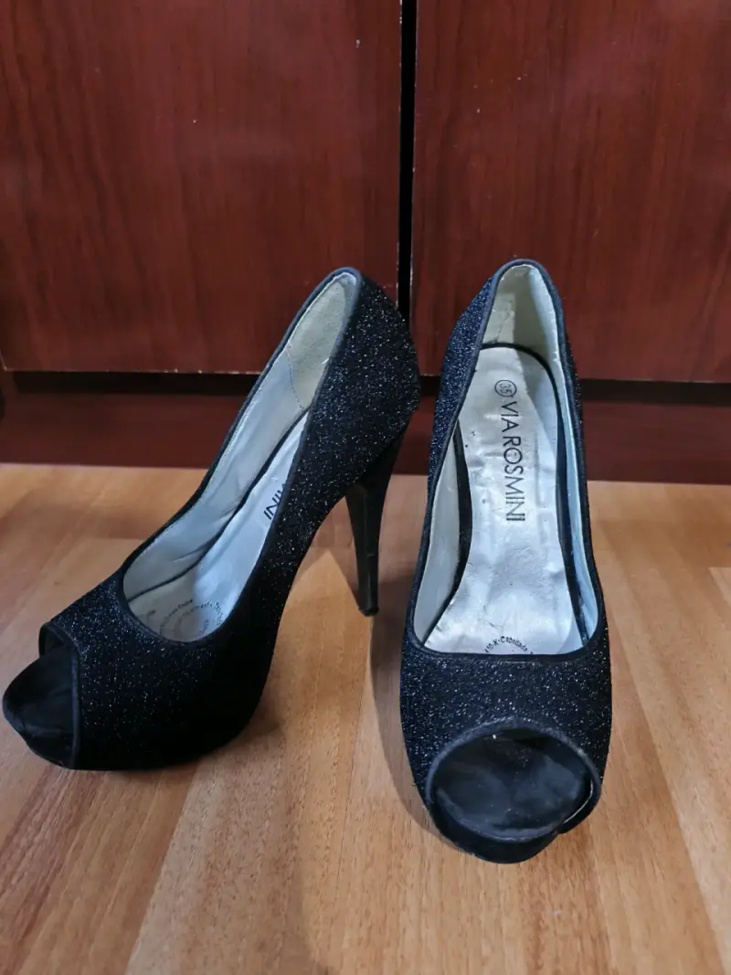 Zapatos de fiesta Via Rosmini  brillo y platafor - 2