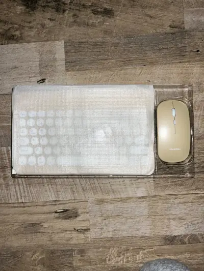 Set de teclado y mouse inalámbrico MeidMake pastel - miniatura 3