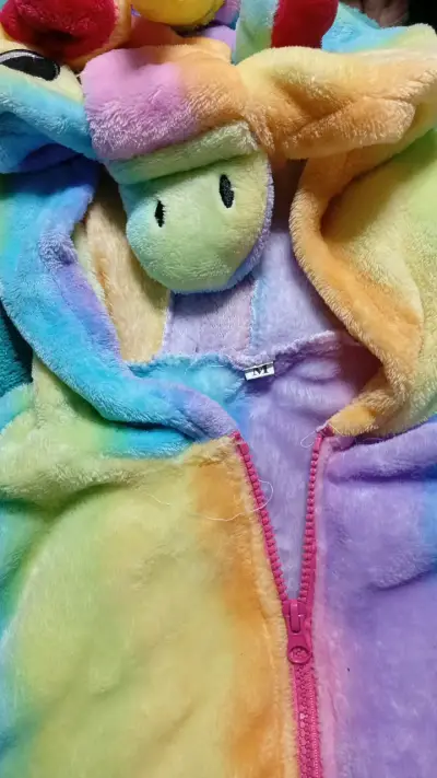 Disfraz de unicornio multicolor para niños - miniatura 2