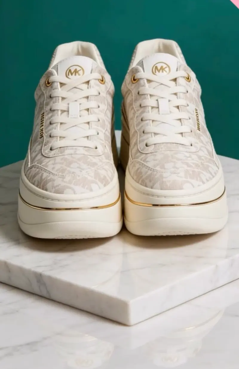 Zapatillas de lujo Michael Kors blancas - 2