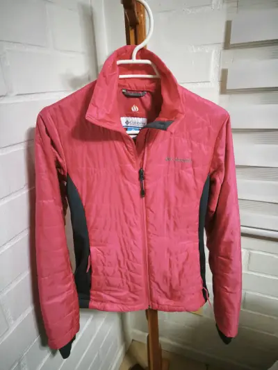 Chaqueta Columbia rosa para mujer - miniatura 1