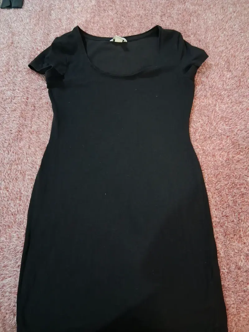 Vestido negro básico talla S