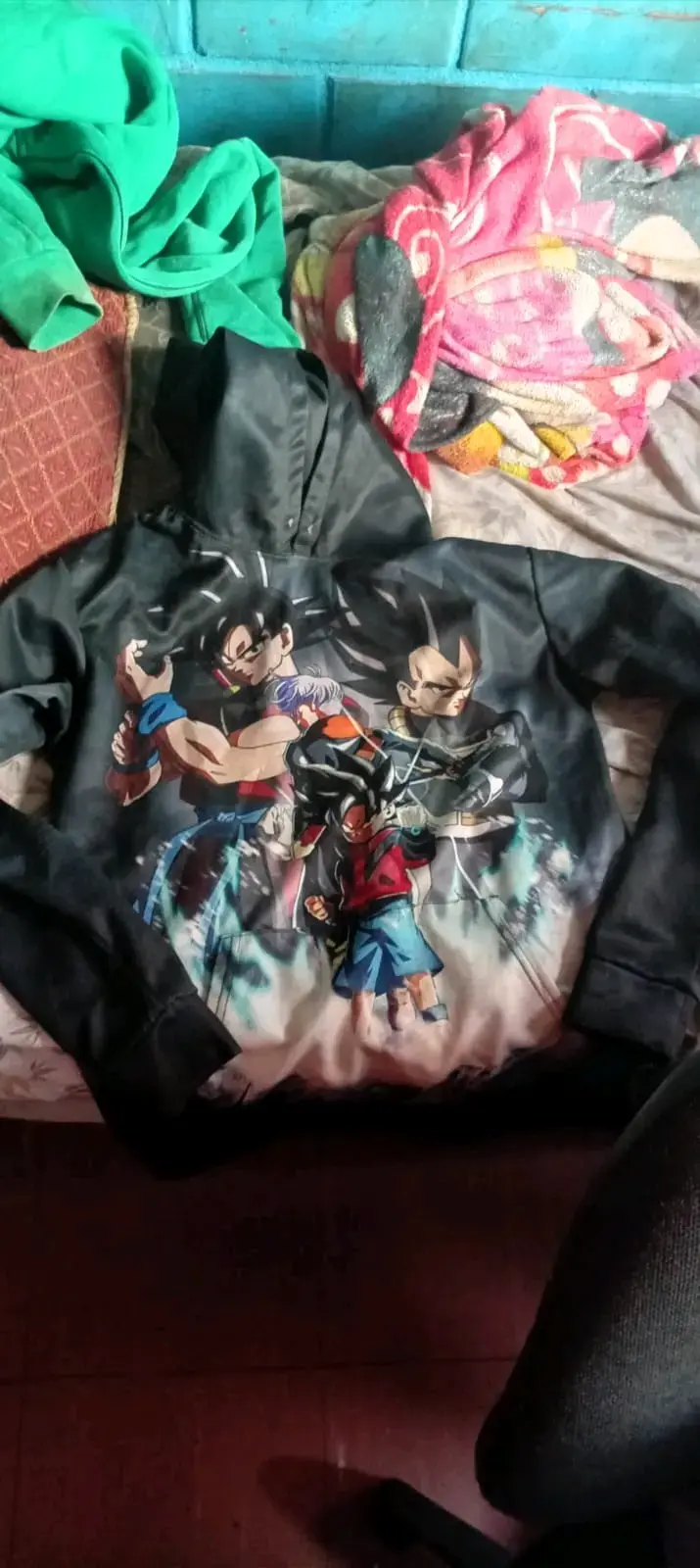Polerón con capucha de anime para hombre - 4