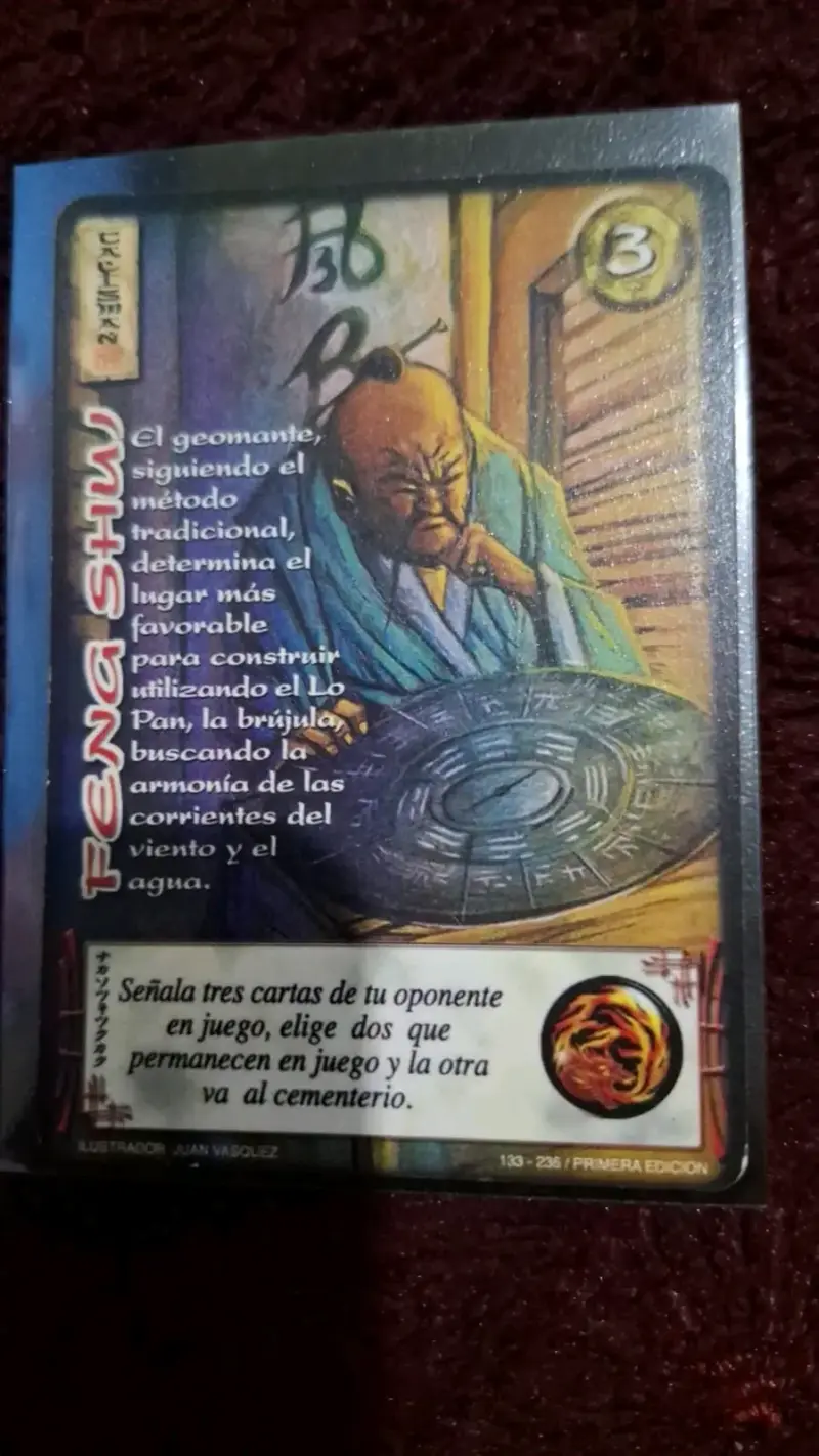 Carta de juego Feng Shui Primera Edición