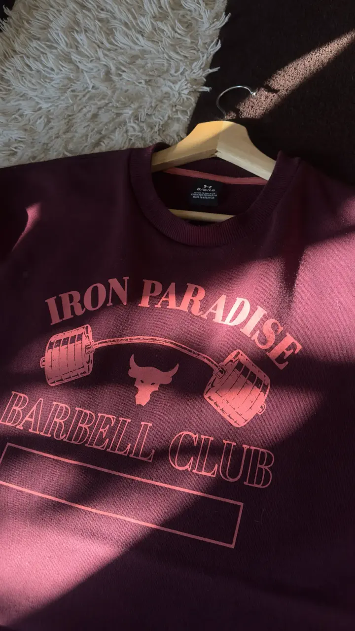 Polerón Burdeo Iron Paradise Barbell Club - 1