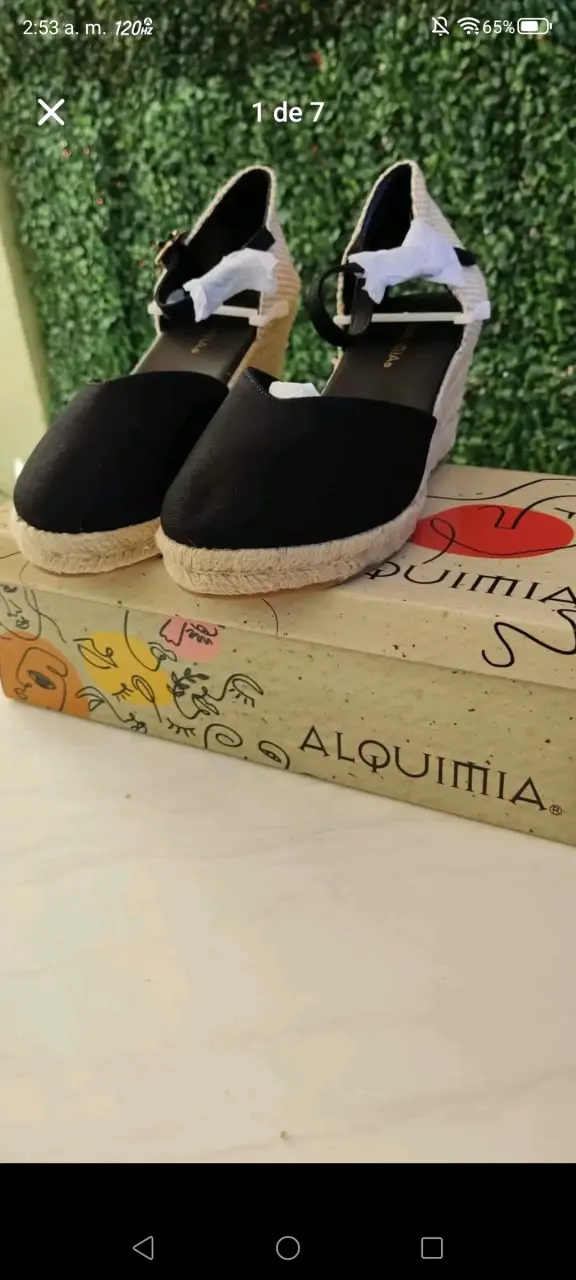 Sandalias Alquimia negras con plataforma - 1