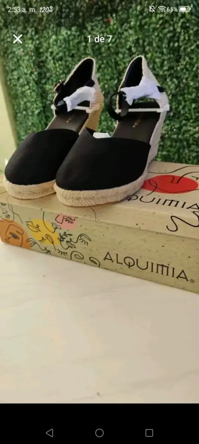 Sandalias Alquimia negras con plataforma - miniatura 1