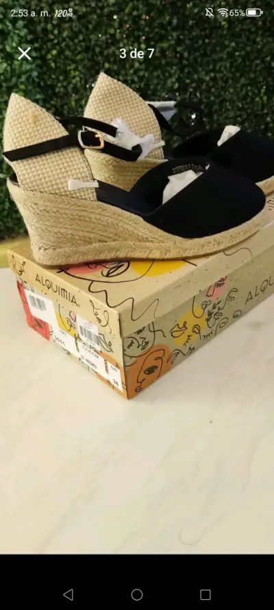 Sandalias Alquimia negras con plataforma - miniatura 3
