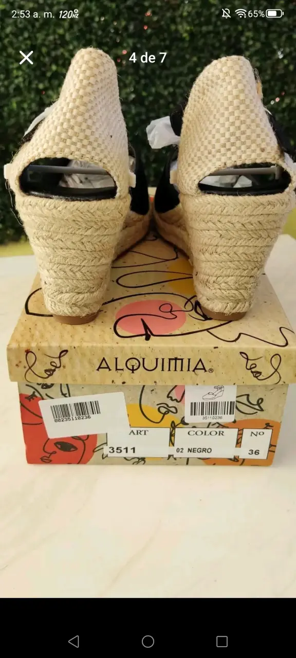 Sandalias Alquimia negras con plataforma - 4