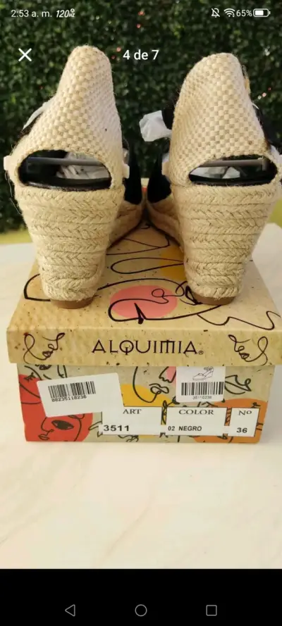 Sandalias Alquimia negras con plataforma - miniatura 4