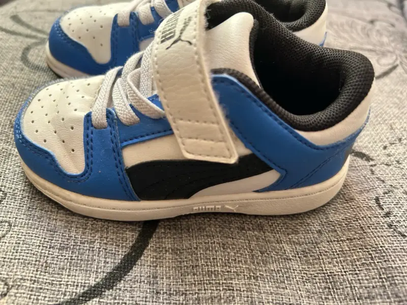 Zapatillas para niño Puma azul y blanco - 2