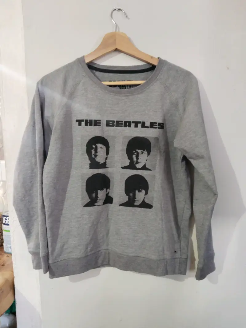 Polerón gris The Beatles Rock Star talla M - 2