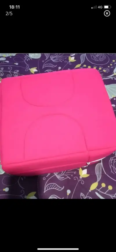 Cambiador de bebé portátil Baby Way rosa - miniatura 2