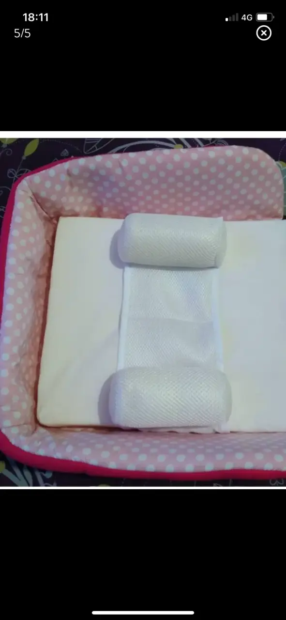 Cambiador de bebé portátil Baby Way rosa - 3
