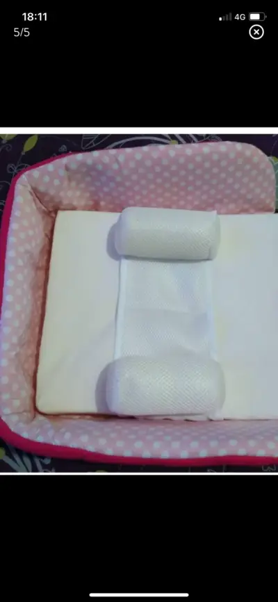 Cambiador de bebé portátil Baby Way rosa - miniatura 3
