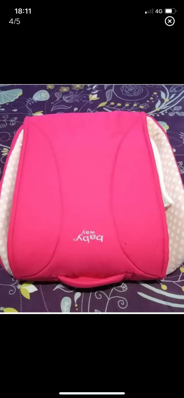 Cambiador de bebé portátil Baby Way rosa - 4