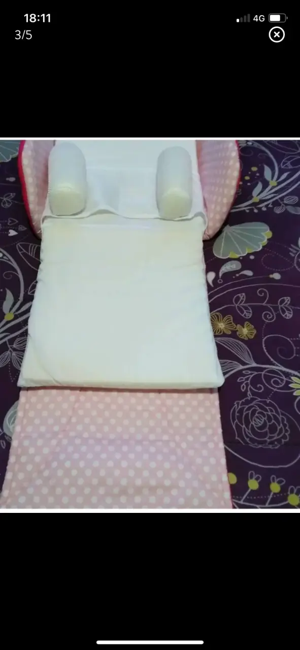 Cambiador de bebé portátil Baby Way rosa - 5