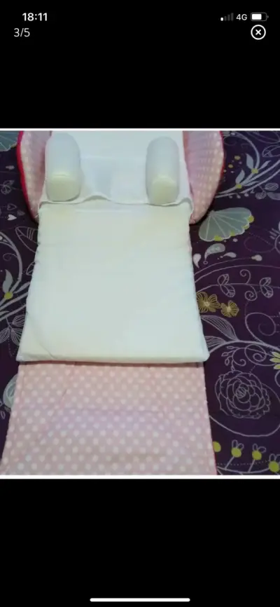 Cambiador de bebé portátil Baby Way rosa - miniatura 5