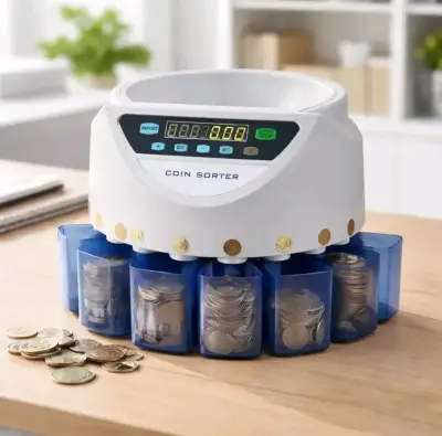 Contador y Clasificador de Monedas Electrónico - miniatura 1