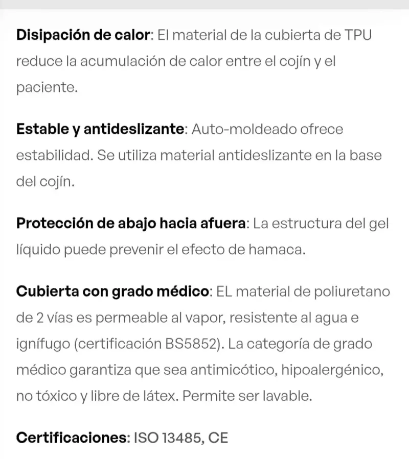 Cojín de sujeción Kalli antiescaras memori - 4