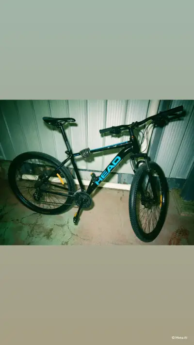 Bicicleta de montaña Head negra con suspensión - miniatura 1