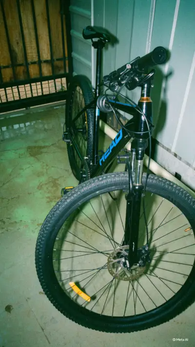 Bicicleta de montaña Head negra con suspensión - miniatura 2