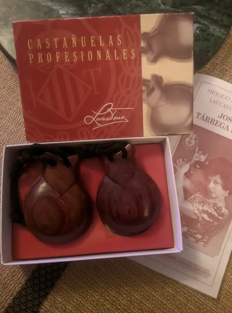 Castañuelas Profesionales de Palo de Rosa - 2