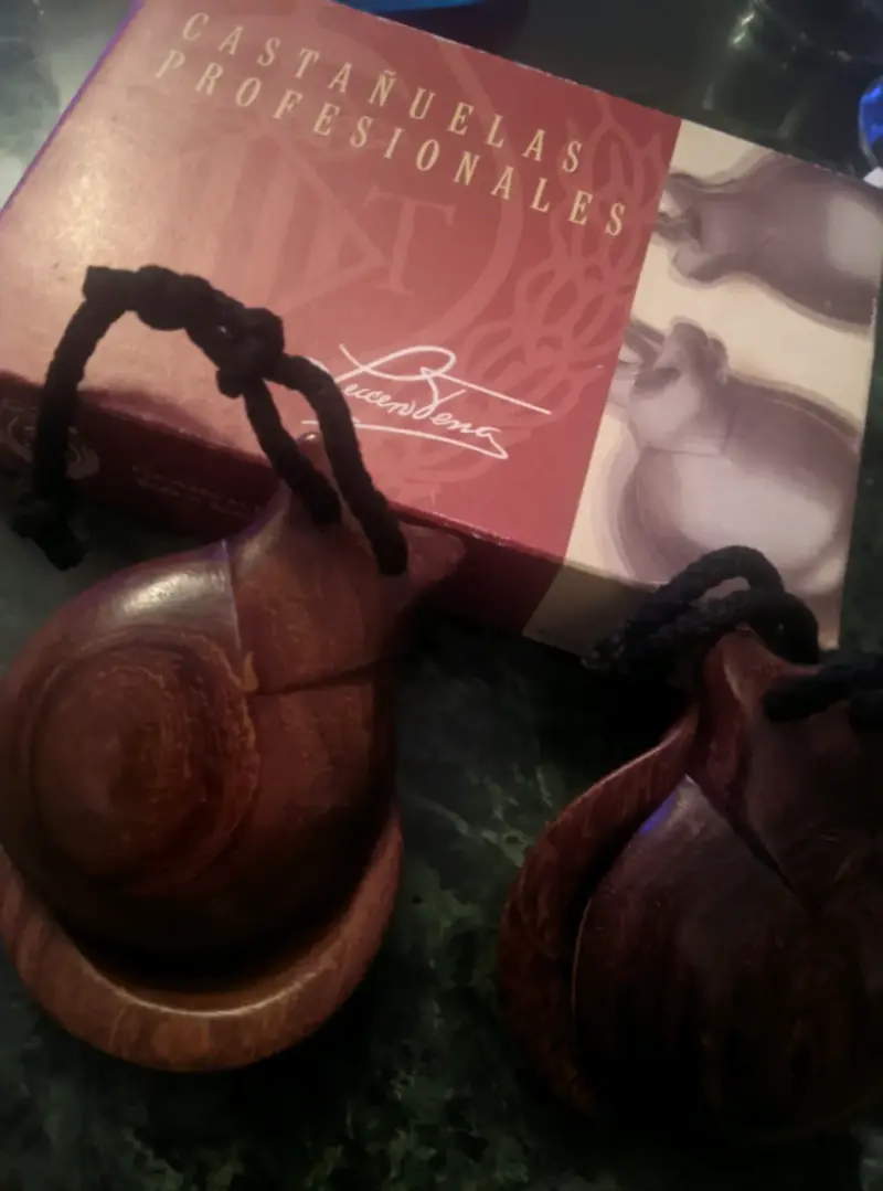 Castañuelas Profesionales de Palo de Rosa - 3