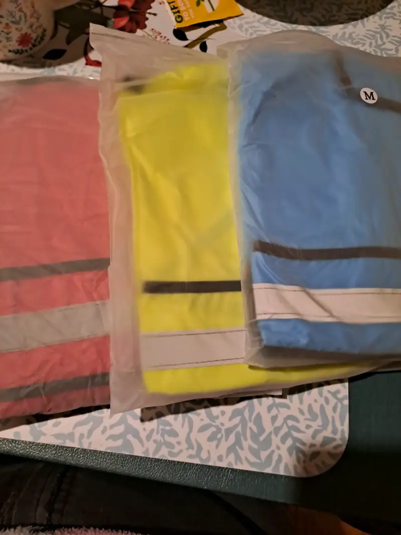 Capa impermeable para perro con capucha roja - 2