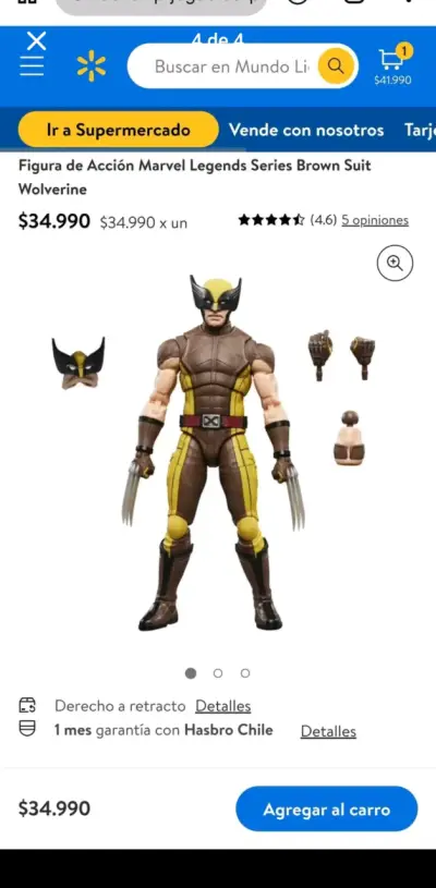 Wolverine brown suit Marvel Legends - miniatura 4