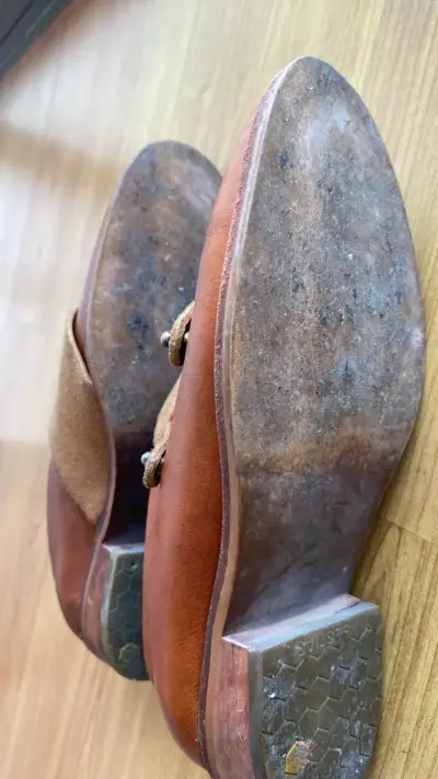 Zapatos de cuero marrón Bestias para hombre - miniatura 3