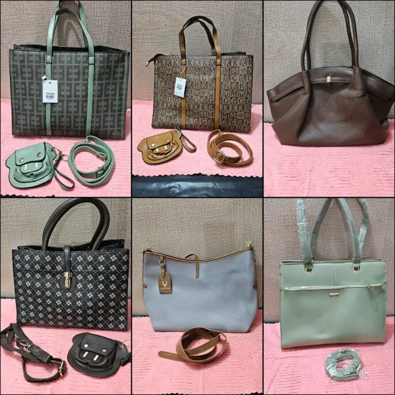 Set de carteras de diseño con monedero y correa - 4
