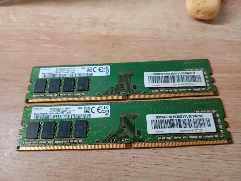 Memoria RAM Samsung 8GB DDR4 para PC