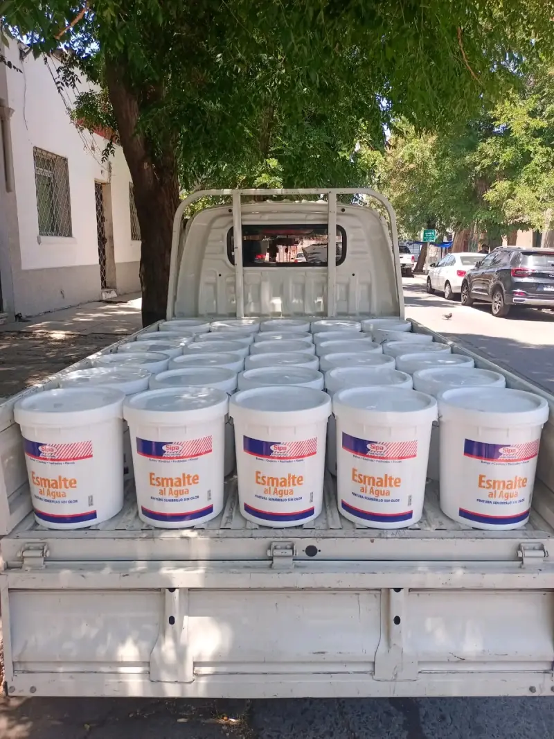 Pintura esmalte al agua Sipa en baldes - 2