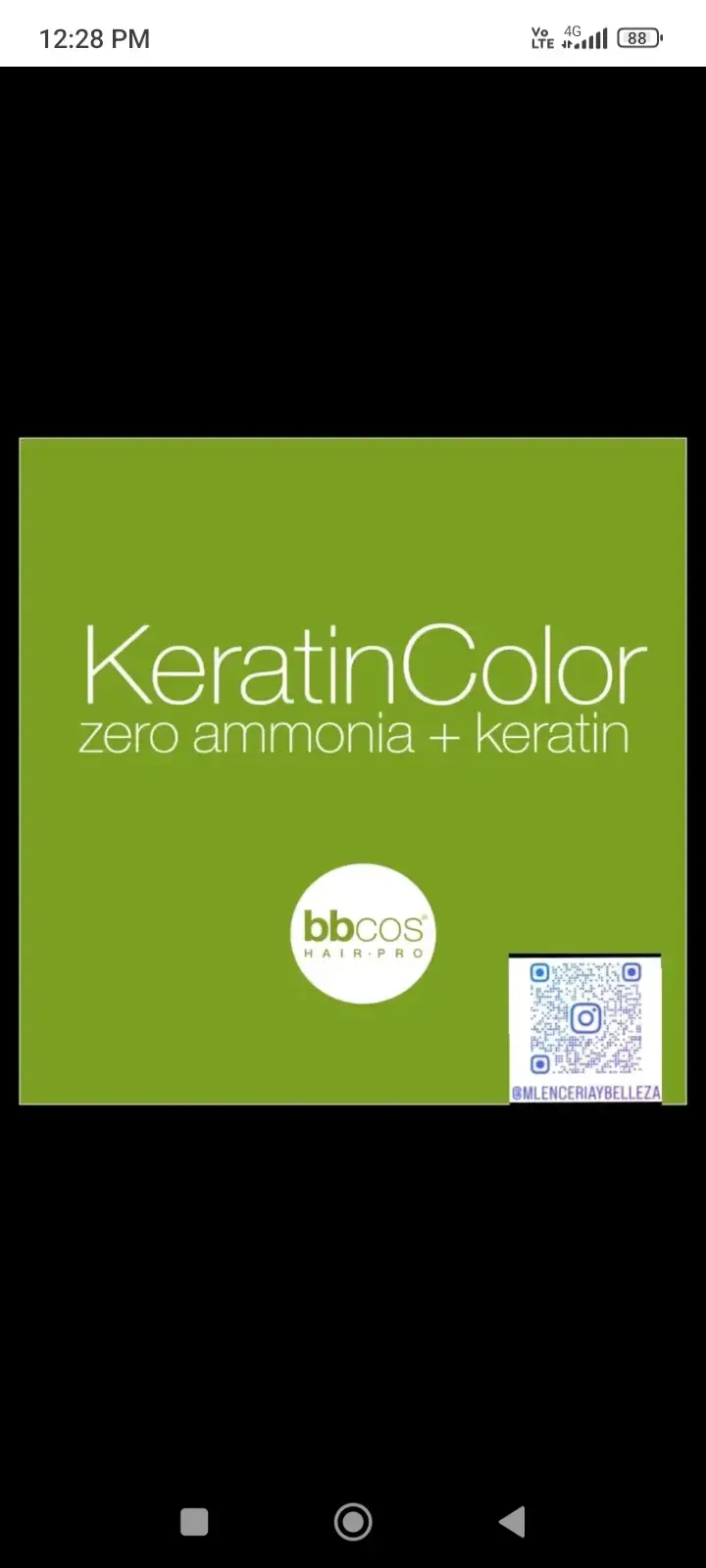 Tinte para cabello negro sin amoníaco bbcos - 1