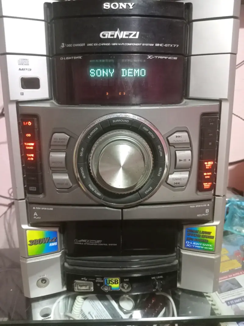 Sistema de sonido Sony Genezi con USB y CD - 3