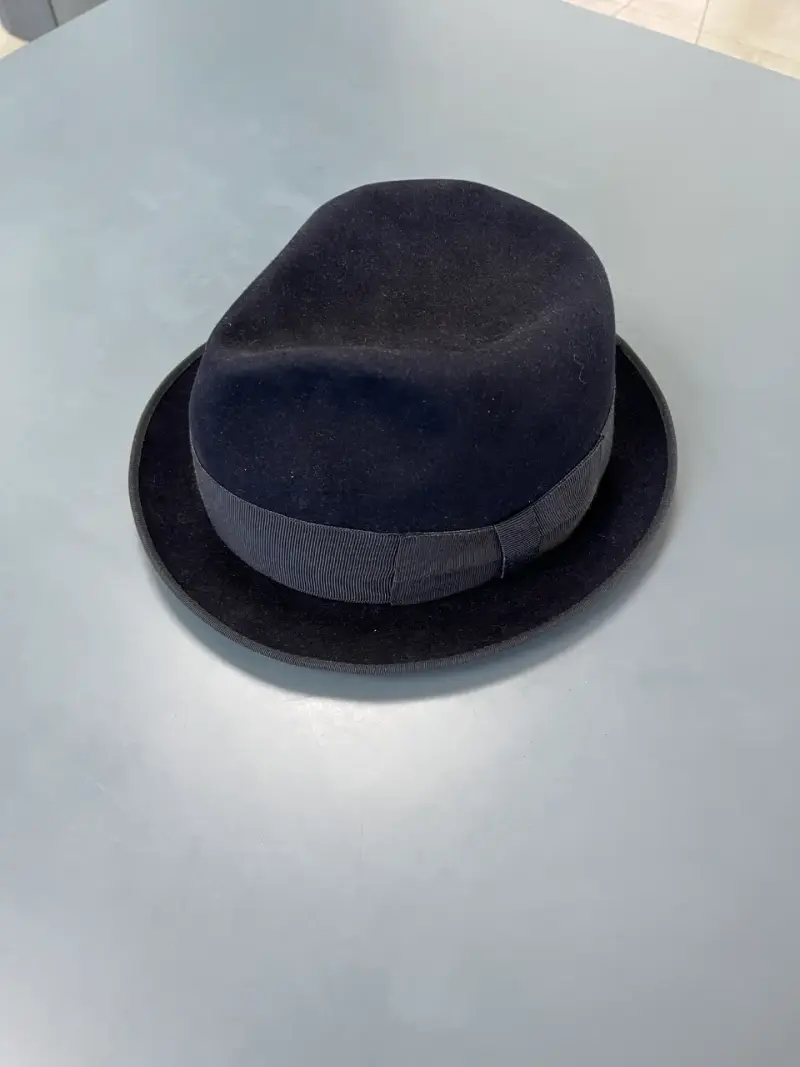 Sombrero Fedora Stetson Negro de Lana - 1