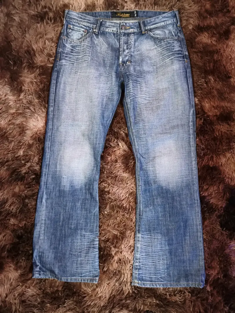 Jeans azul desgastado - 1