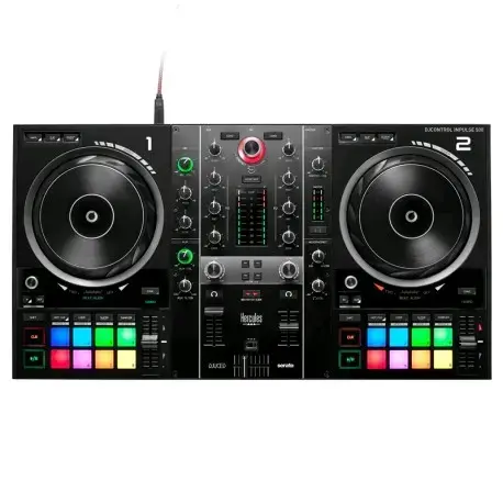 Controlador DJ Hercules Impulse 500 con Serato - 2