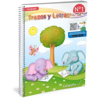 Cuaderno Trazos y Letras Caligrafix N°1 para niños - miniatura 1