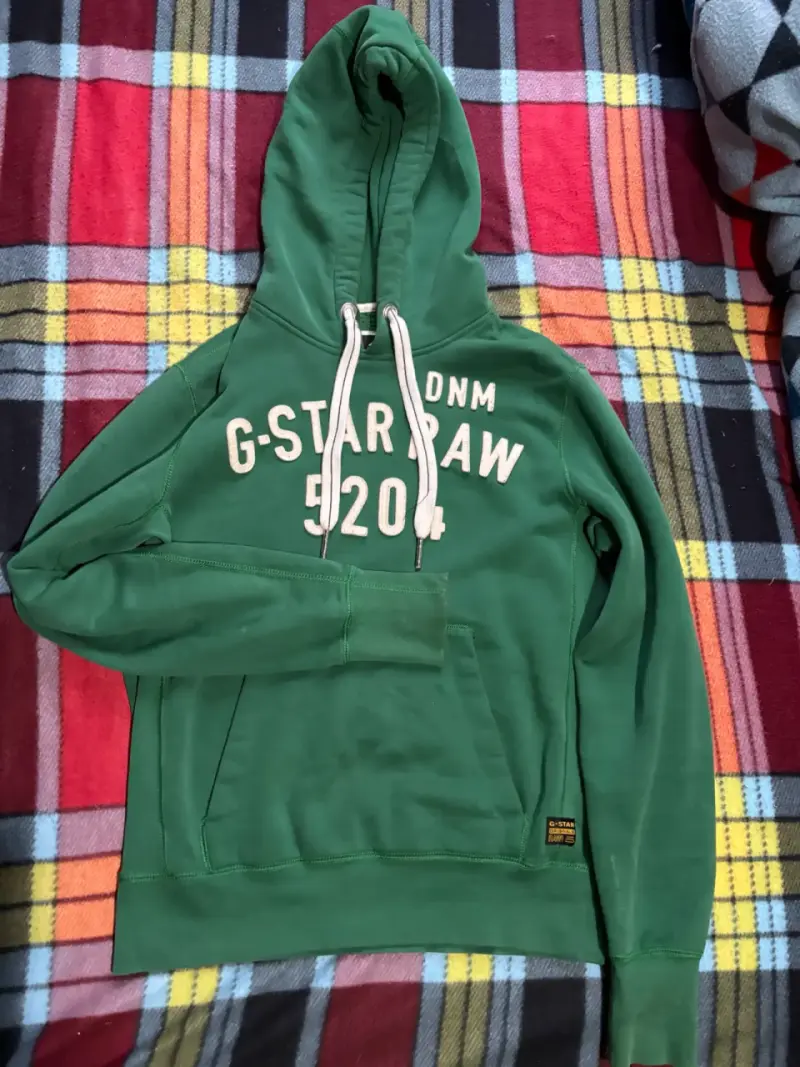 Polerón verde con capucha G-Star Raw - 1