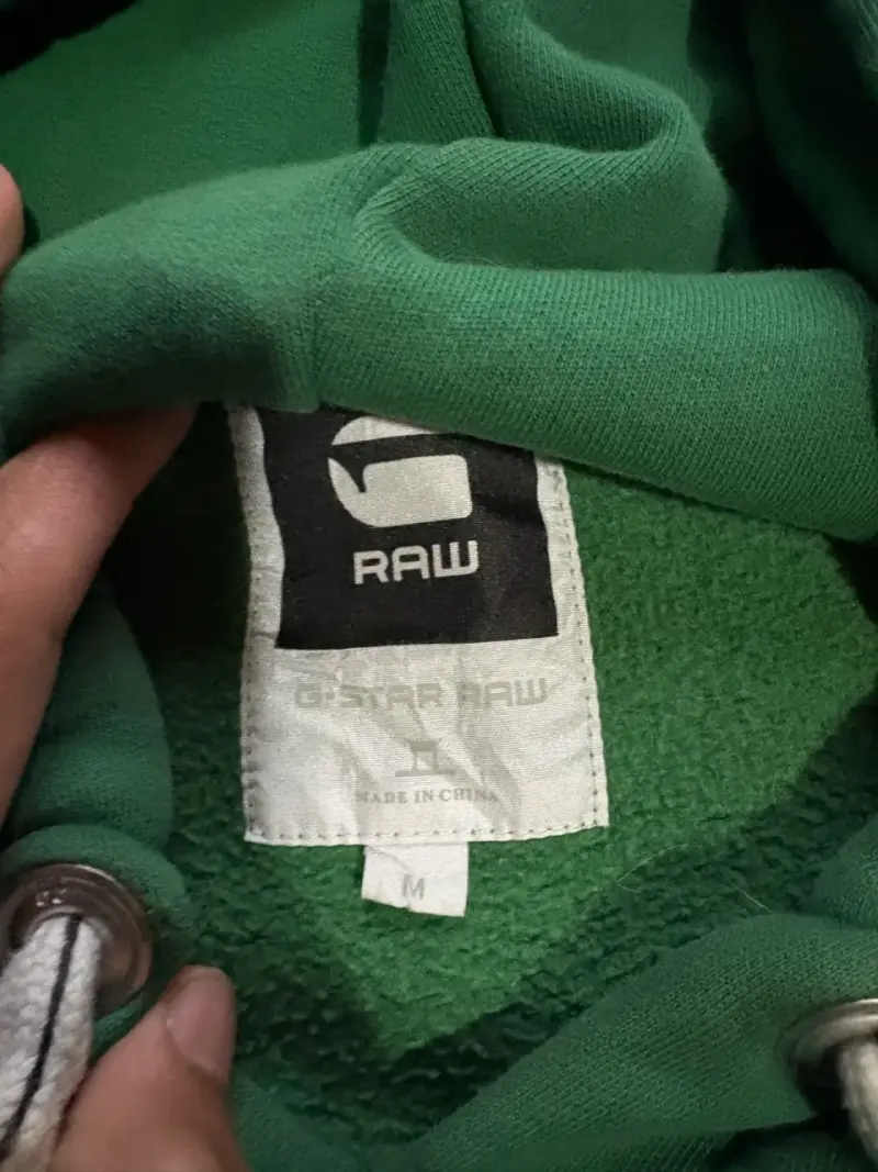 Polerón verde con capucha G-Star Raw - 2